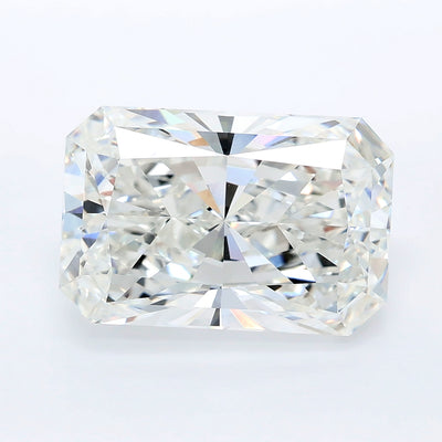 7.07 carat radiant lab grown diamond F color VVS2 clarity