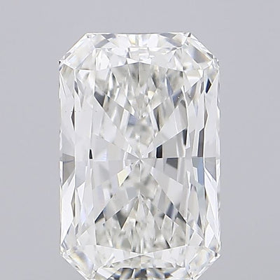 5.01 carat fancy vivid pink radiant lab grown diamond VS1 clarity