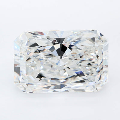 8.04 carat radiant lab grown diamond E color VVS2 clarity