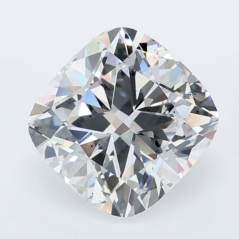3.55 carat cushion lab grown diamond E color VS2 clarity
