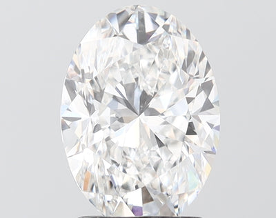 2.50 carat oval lab grown diamond E color VS1 clarity