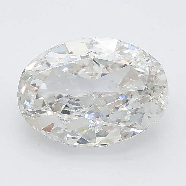 1.55 carat oval lab grown diamond F color VS1 clarity