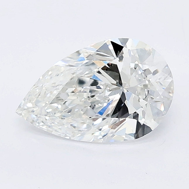 1.01 carat pear lab grown diamond E color VS2 clarity