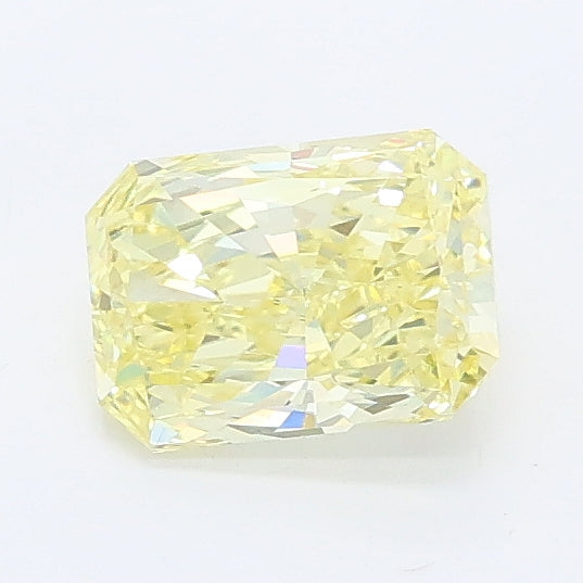 0.70 carat fancy intense yellow radiant lab grown diamond VS1 clarity