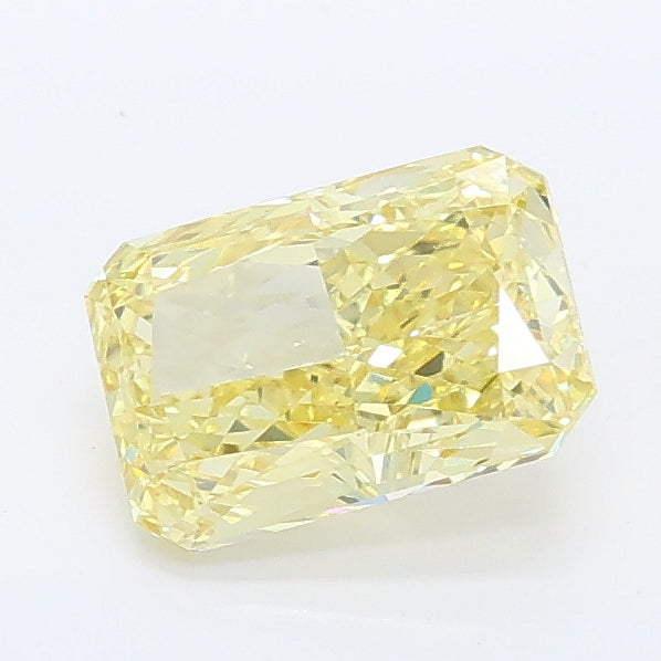 1.14 carat fancy intense yellow radiant lab grown diamond VS1 clarity