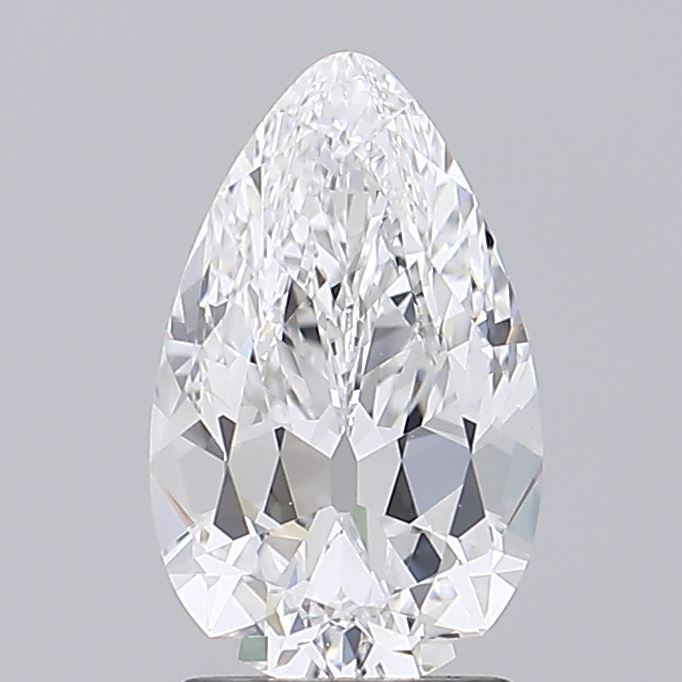 2.26 carat pear lab grown diamond D color VVS2 clarity