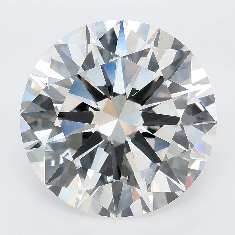 8.49 carat round lab grown diamond E color VVS2 clarity