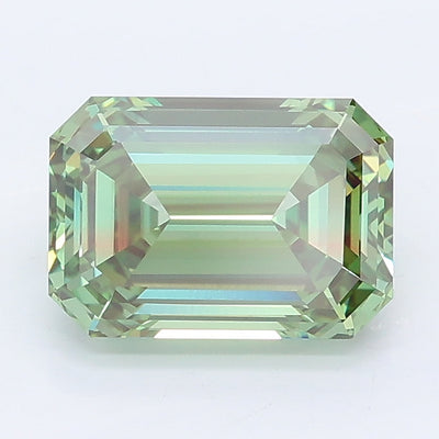 2.08 carat fancy vivid green emerald lab grown diamond VVS2 clarity