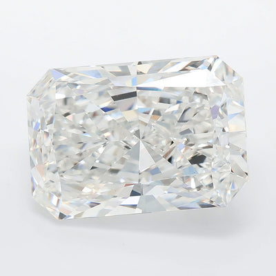 8.08 carat radiant lab grown diamond F color VS1 clarity