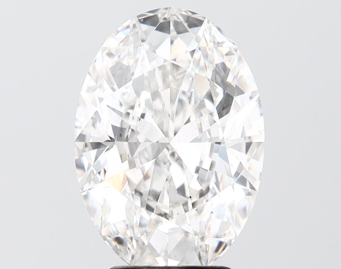 4.01 carat oval lab grown diamond F color VS2 clarity