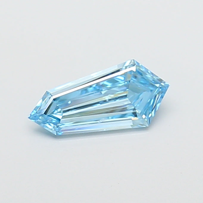 1.00 carat fancy vivid blue dutch marquise lab grown diamond VS2 clarity