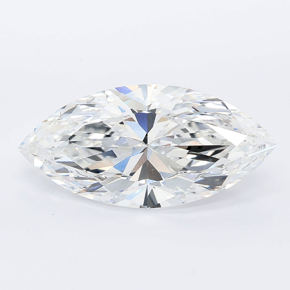 3.52 carat marquise lab grown diamond E color VS1 clarity