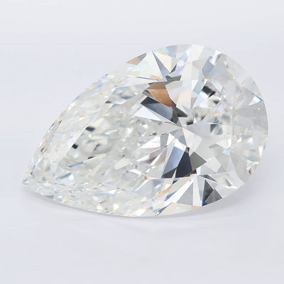 10.07 carat pear lab grown diamond E color VVS2 clarity