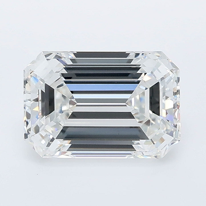 2.09 carat emerald lab grown diamond E color VS1 clarity