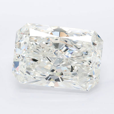 6.07 carat radiant lab grown diamond F color VVS2 clarity