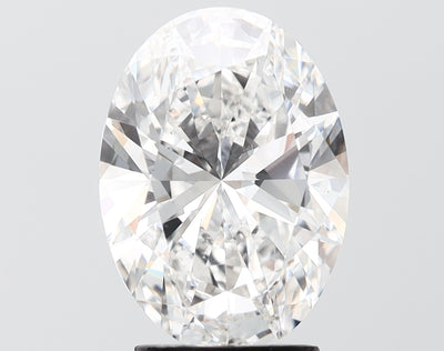 4.01 carat oval lab grown diamond E color VS1 clarity