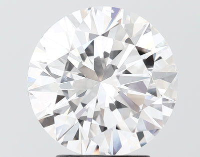 3.10 carat round lab grown diamond F color VS1 clarity