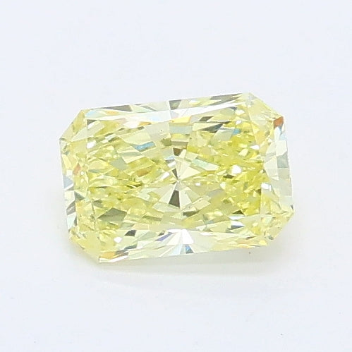 0.32 carat fancy yellow radiant lab grown diamond VS1 clarity