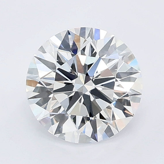 1.06 carat round lab grown diamond D color VVS2 clarity