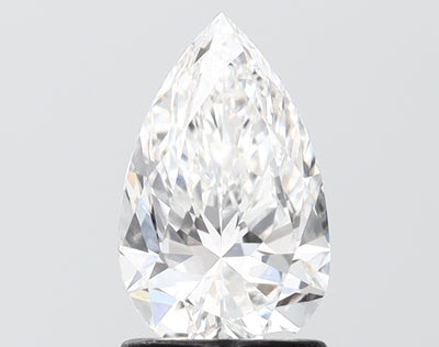 1.41 carat pear lab grown diamond E color VS1 clarity