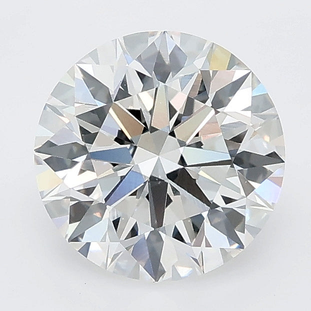 2.02 carat round lab grown diamond E color VVS2 clarity
