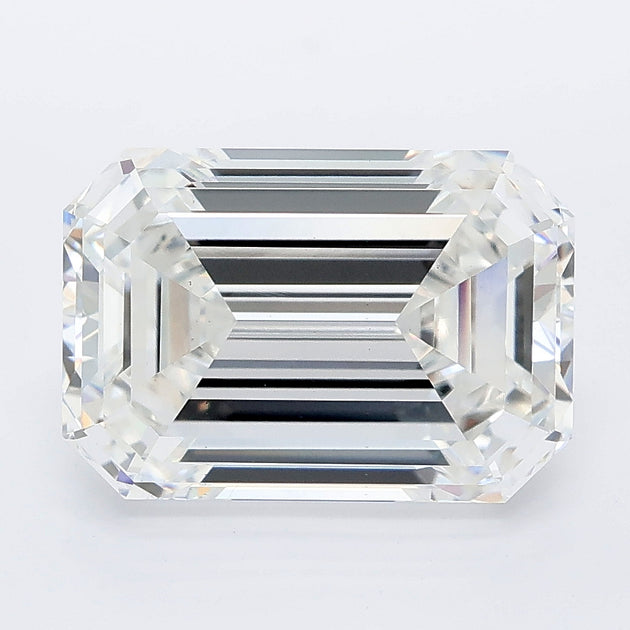 5.00 carat emerald lab grown diamond E color VS1 clarity