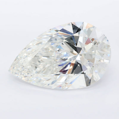 12.03 carat pear lab grown diamond F color VVS2 clarity