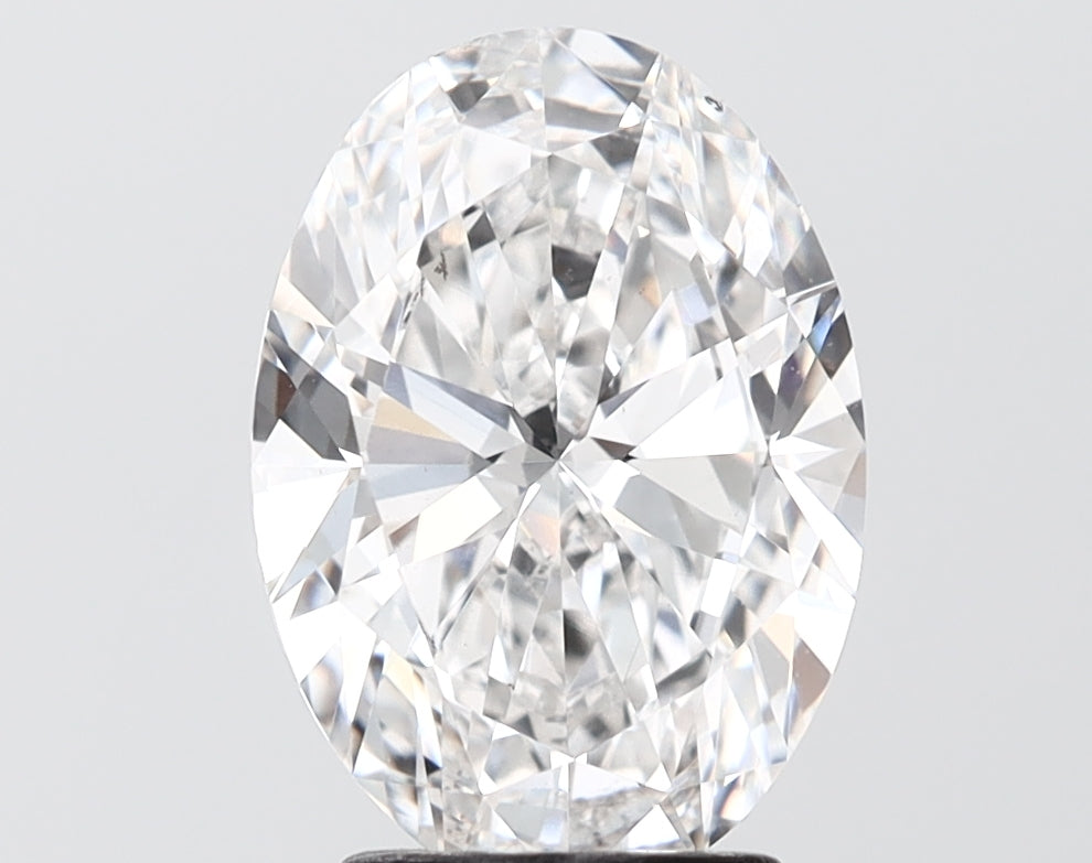 3.01 carat oval lab grown diamond D color VS1 clarity