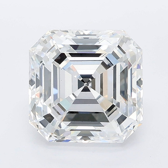 2.58 carat asscher lab grown diamond D color VS1 clarity