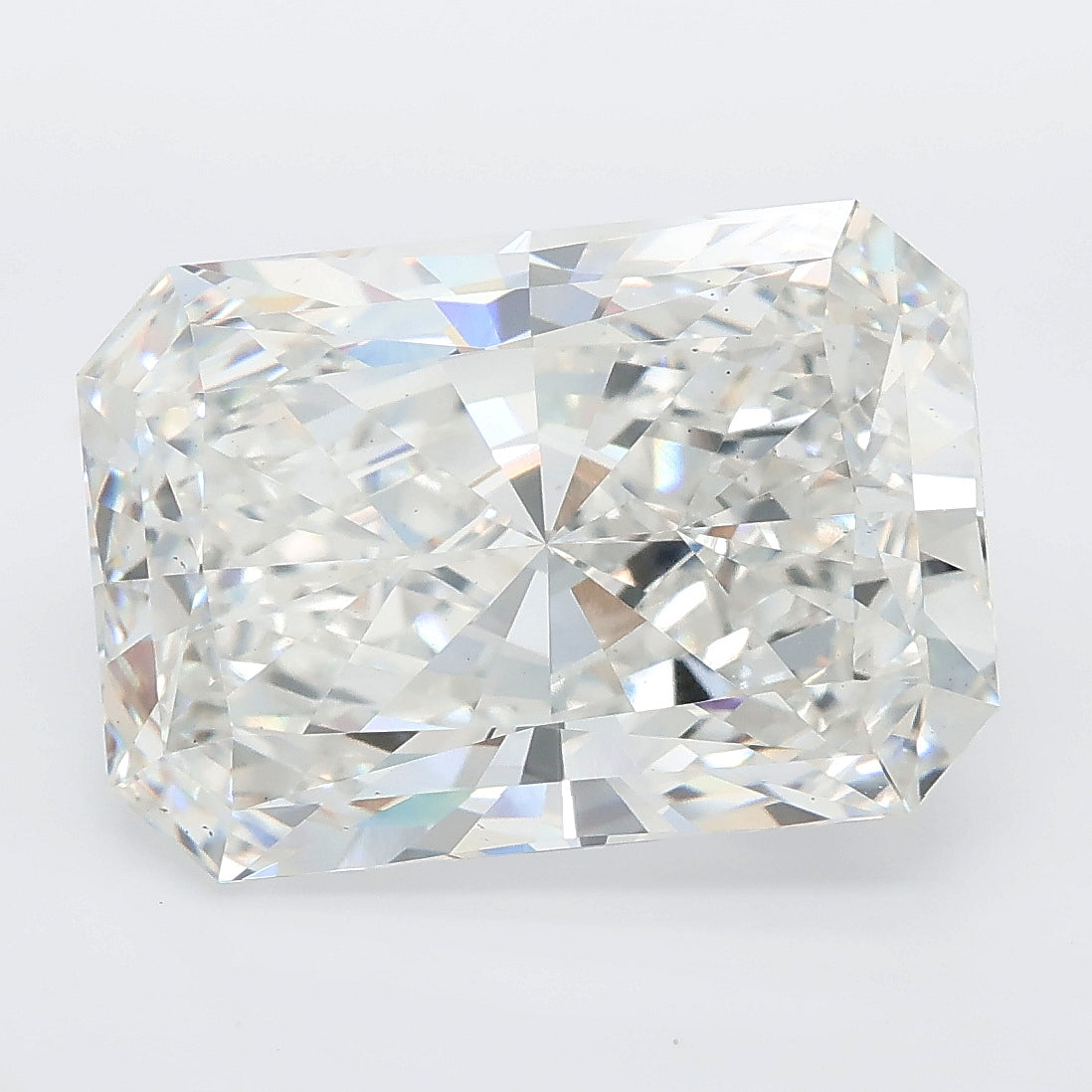 8.08 carat radiant lab grown diamond F color VS1 clarity