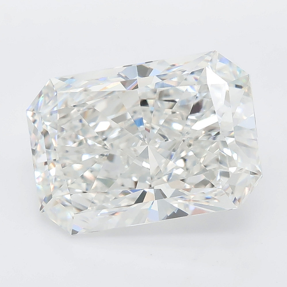 6.09 carat radiant lab grown diamond E color VVS2 clarity