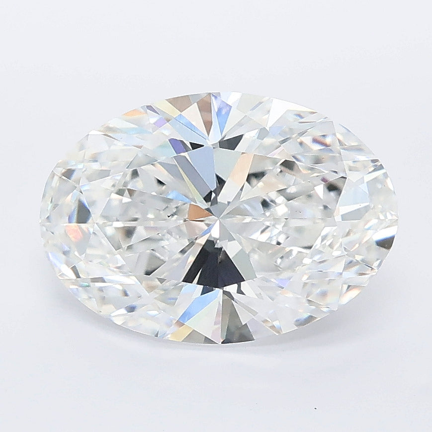 3.08 carat oval lab grown diamond D color VS1 clarity