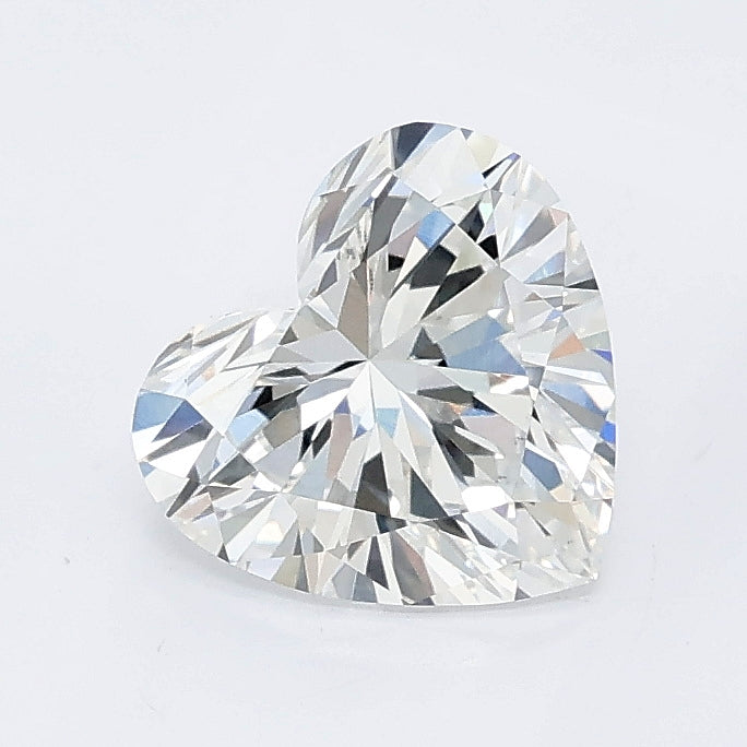 1.27 carat heart lab grown diamond E color VVS2 clarity