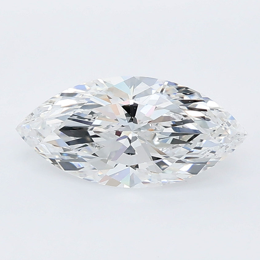 1.55 carat marquise lab grown diamond E color VVS2 clarity