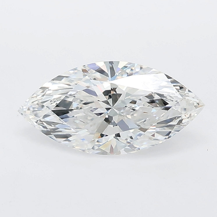 1.00 carat marquise lab grown diamond D color VVS2 clarity