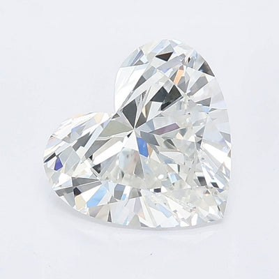 1.54 carat heart lab grown diamond E color VS1 clarity