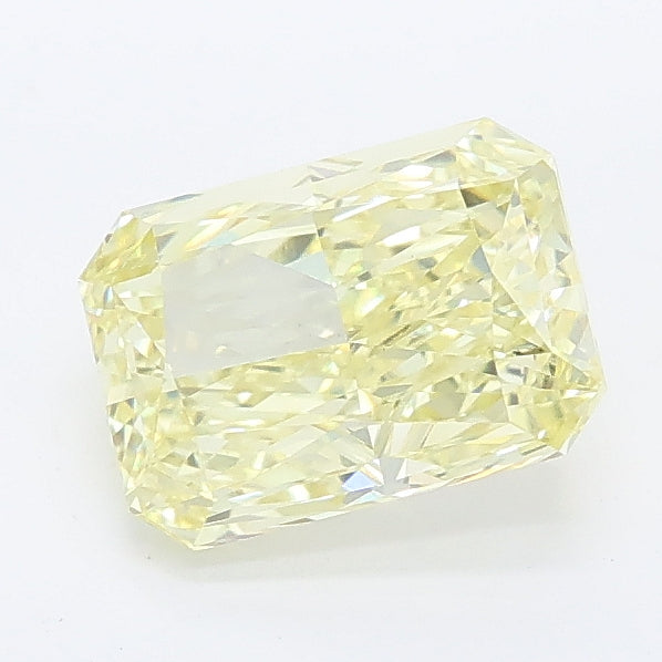 1.34 carat fancy intense yellow radiant lab grown diamond VS1 clarity