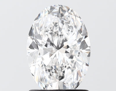 1.51 carat oval lab grown diamond E color VS2 clarity