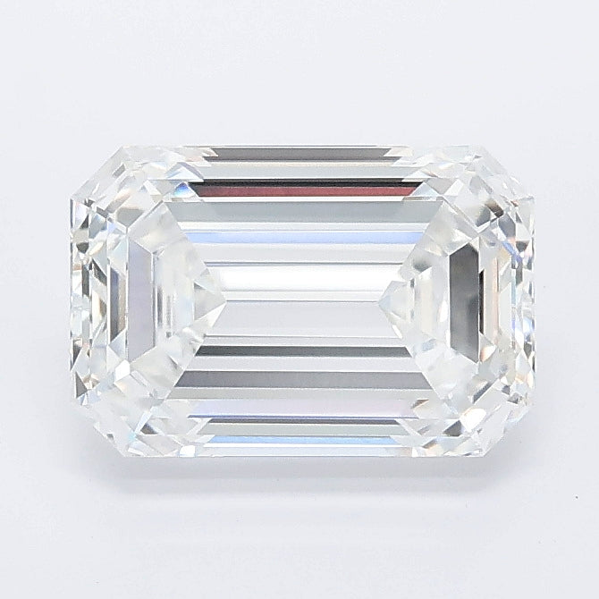 1.77 carat emerald lab grown diamond D color VVS2 clarity