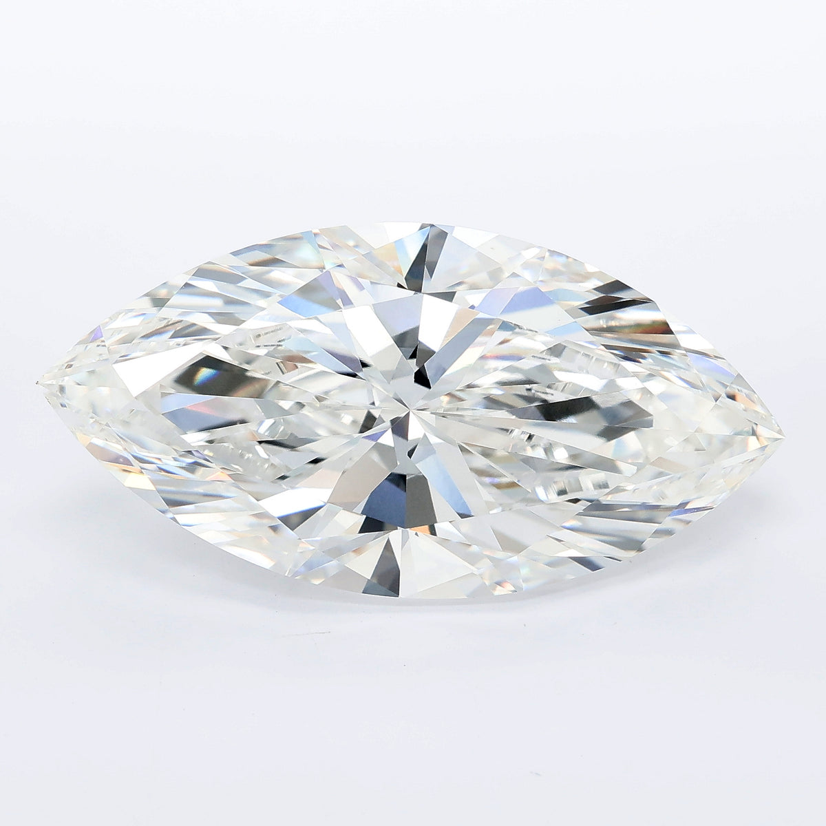 15.01 carat marquise lab grown diamond F color VVS2 clarity