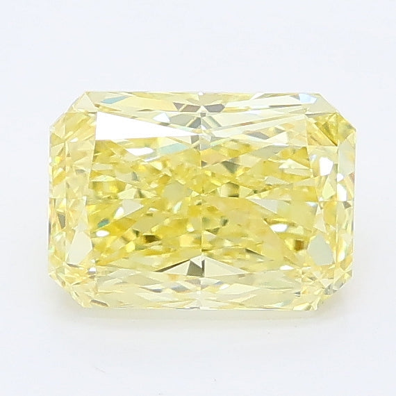 1.16 carat fancy intense yellow radiant lab grown diamond VVS2 clarity