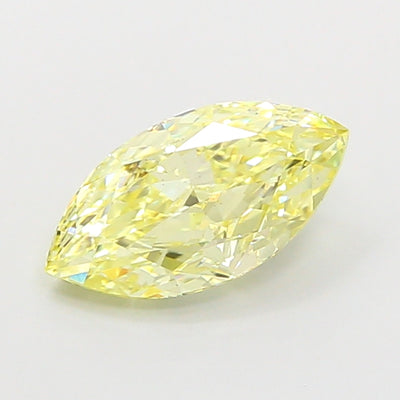 1.54 carat fancy yellow marquise lab grown diamond VS2 clarity
