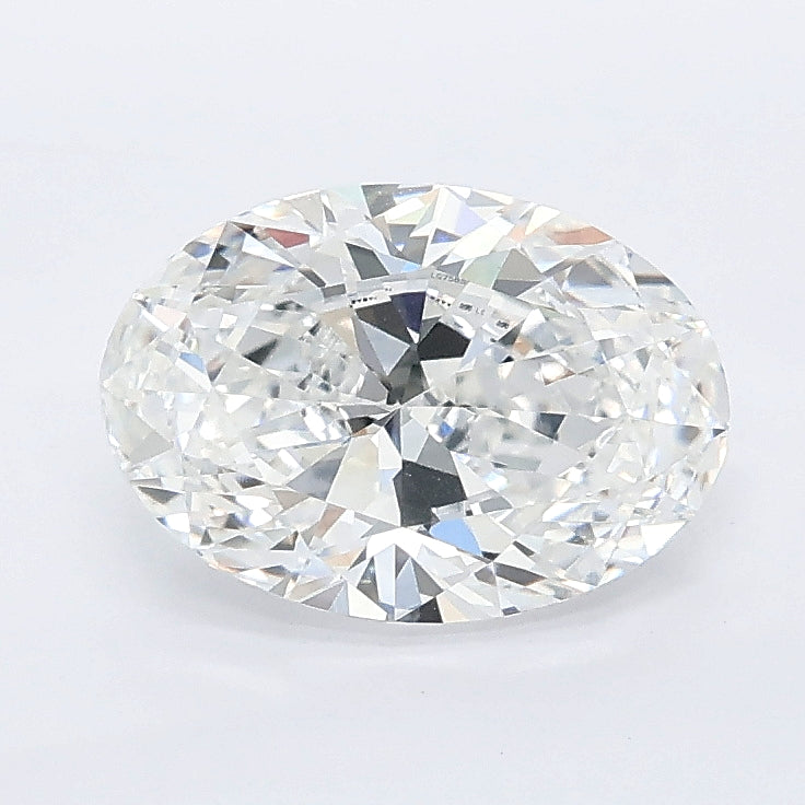 1.50 carat oval lab grown diamond D color VVS2 clarity