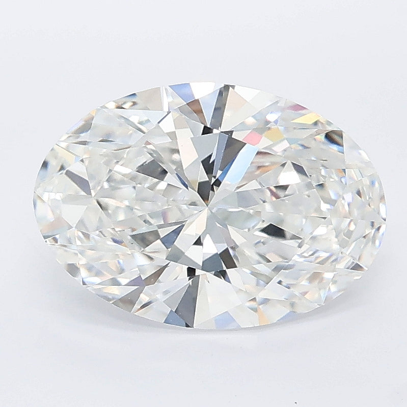 2.59 carat oval lab grown diamond D color VVS2 clarity