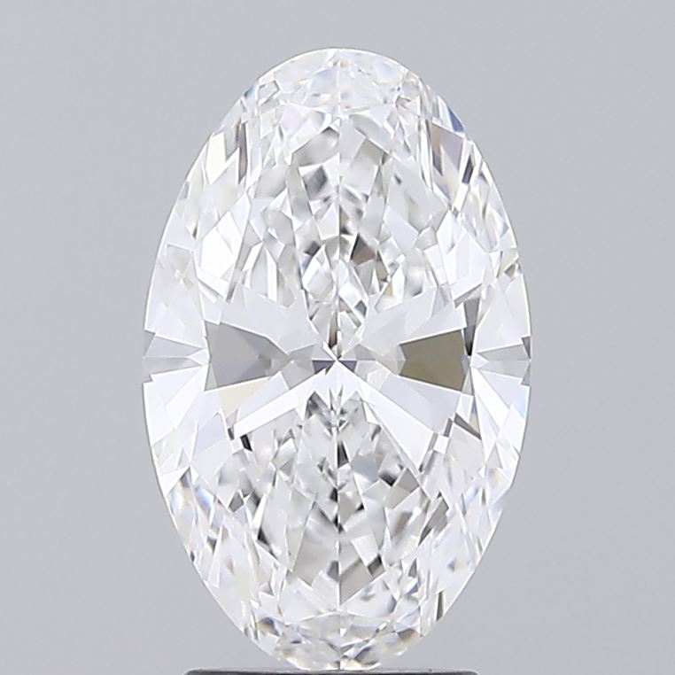 3.00 carat oval lab grown diamond E color VVS1 clarity