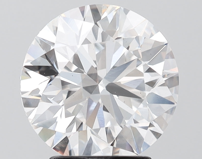 3.01 carat round lab grown diamond E color VS2 clarity