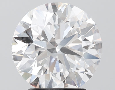 3.01 carat round lab grown diamond E color VS2 clarity