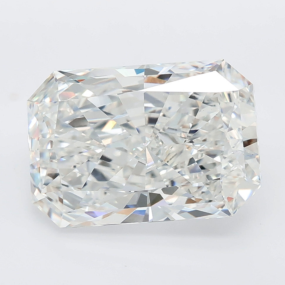 5.27 carat radiant lab grown diamond E color VS1 clarity
