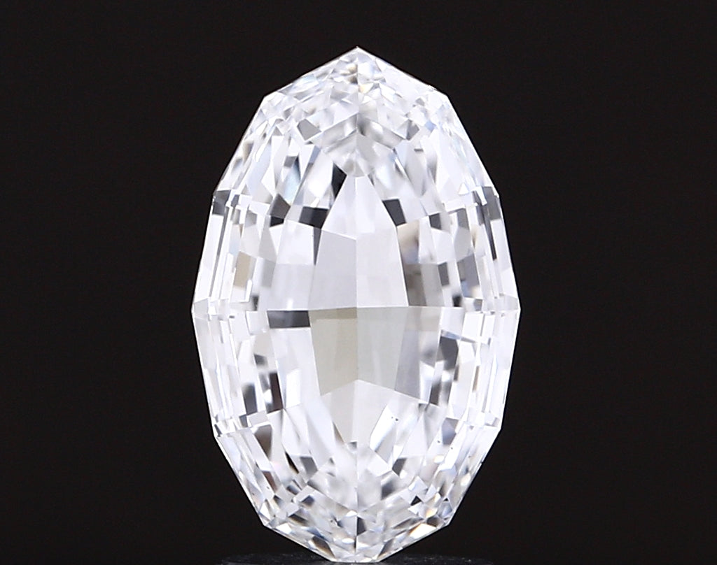 3.02 carat oval lab grown diamond E color VS1 clarity