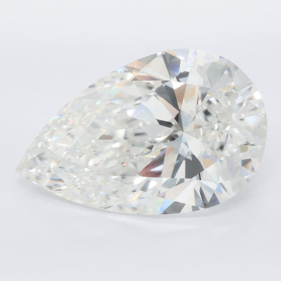 13.04 carat pear lab grown diamond F color VVS2 clarity